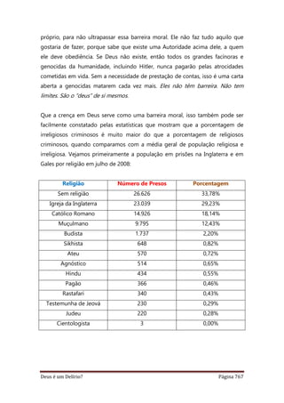 Deus é um delírio?