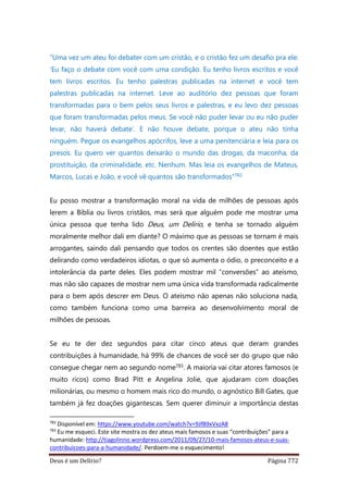 Deus é um delírio?