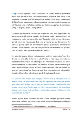 Deus é um delírio?