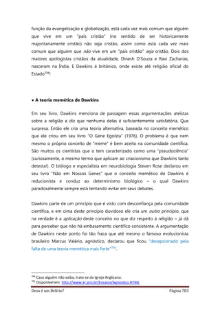 Deus é um delírio?