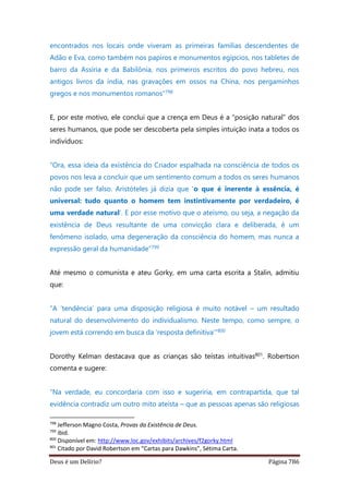 Deus é um delírio?