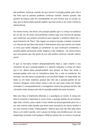 Deus é um delírio?