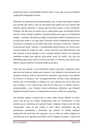 Deus é um delírio?