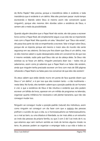 Deus é um delírio?