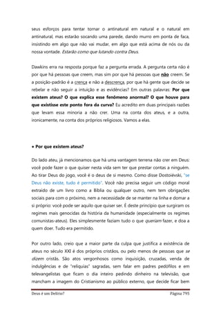 Deus é um delírio?