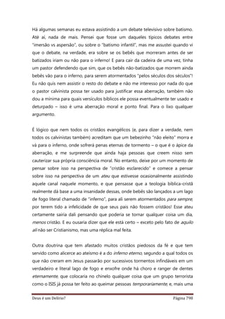 Deus é um delírio?