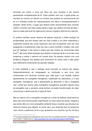 Deus é um delírio?