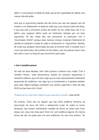 Deus é um delírio?