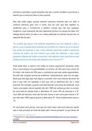 Deus é um delírio?