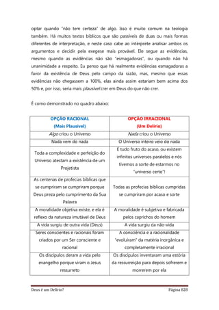 Deus é um delírio?