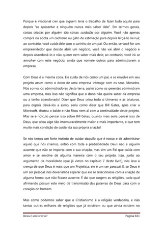 Deus é um delírio?