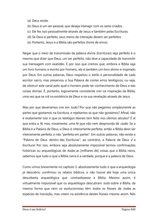 Deus é um delírio?