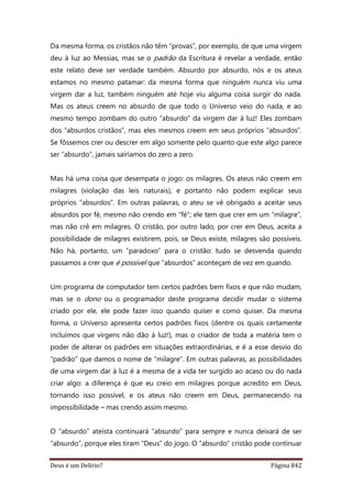 Deus é um delírio?