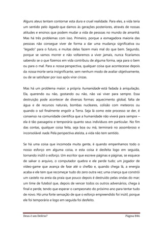 Deus é um delírio?