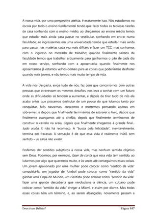 Deus é um delírio?