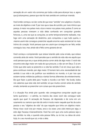 Deus é um delírio?