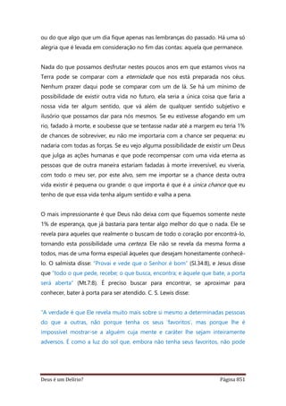 Deus é um delírio?