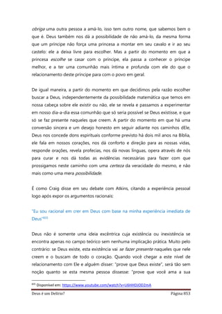 Deus é um delírio?