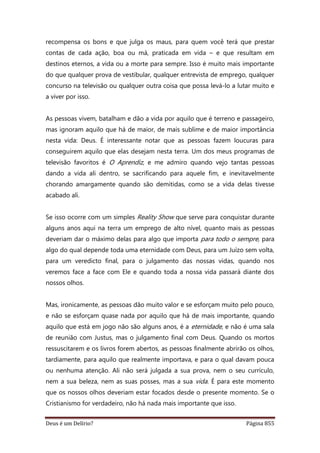 Deus é um delírio?