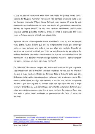 Deus é um delírio?