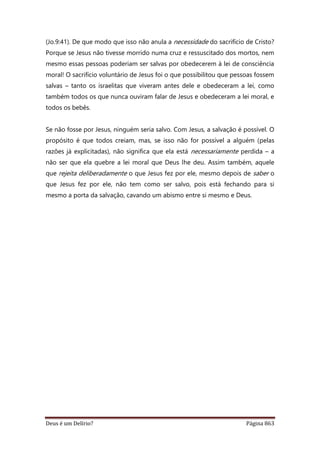 Deus é um delírio?