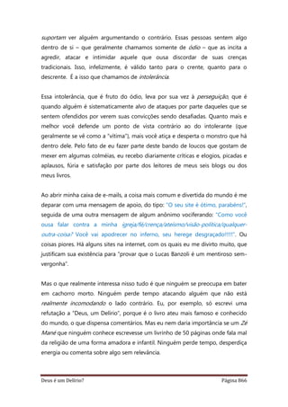 Deus é um delírio?