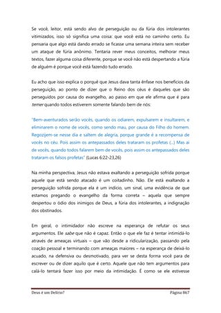 Deus é um delírio?