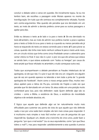 Deus é um delírio?