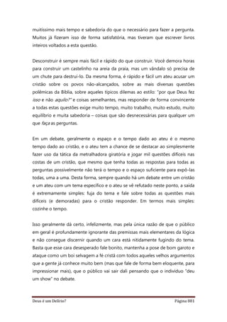 Deus é um delírio?