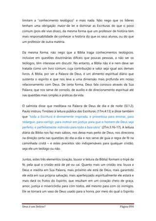 Deus é um delírio?