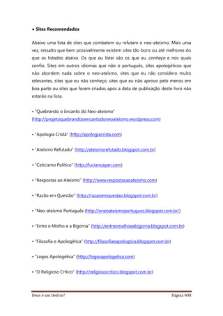 Deus é um delírio?