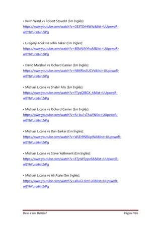 Deus é um delírio?