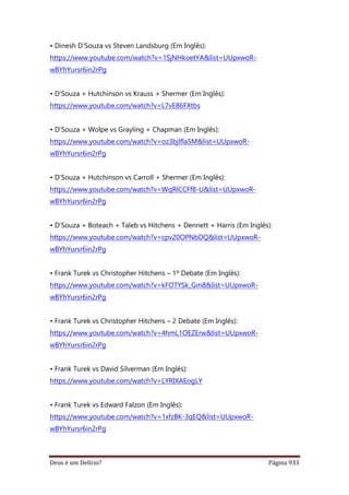 Deus é um delírio?