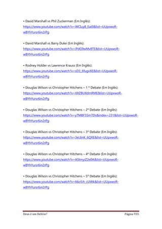 Deus é um delírio?