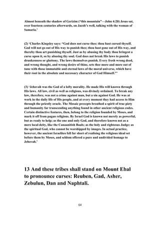 Deuteronomy 27 Commentary