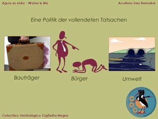 Eine Politik der vollendeten Tatsachen

Bauträger

Bürger

Umwelt

 