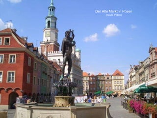 Der Alte Markt in Posen (heute Polen) 