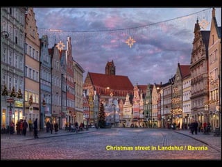 Christmas street in Landshut / Bavaria 