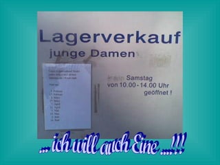 ... ich will auch Eine ...!!! 