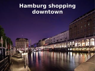 Hamburg shopping downtown 