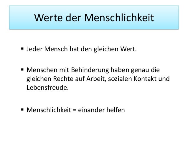Download Werte einen mensch For Android Free