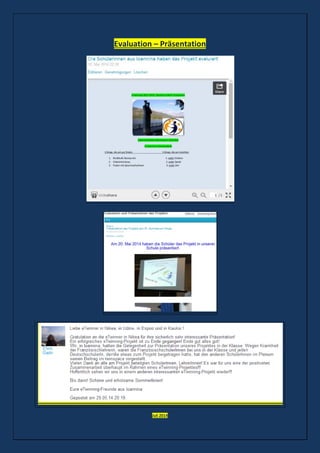 Evaluation – Präsentation
Juli 2014
 