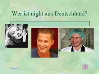 Wer ist night aus Deutschland? 