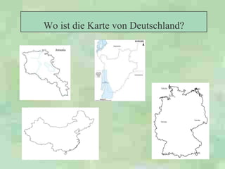 Wo ist die Karte von Deutschland? 