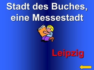 Stadt des Buches,
eine Messestadt

Leipzig

 