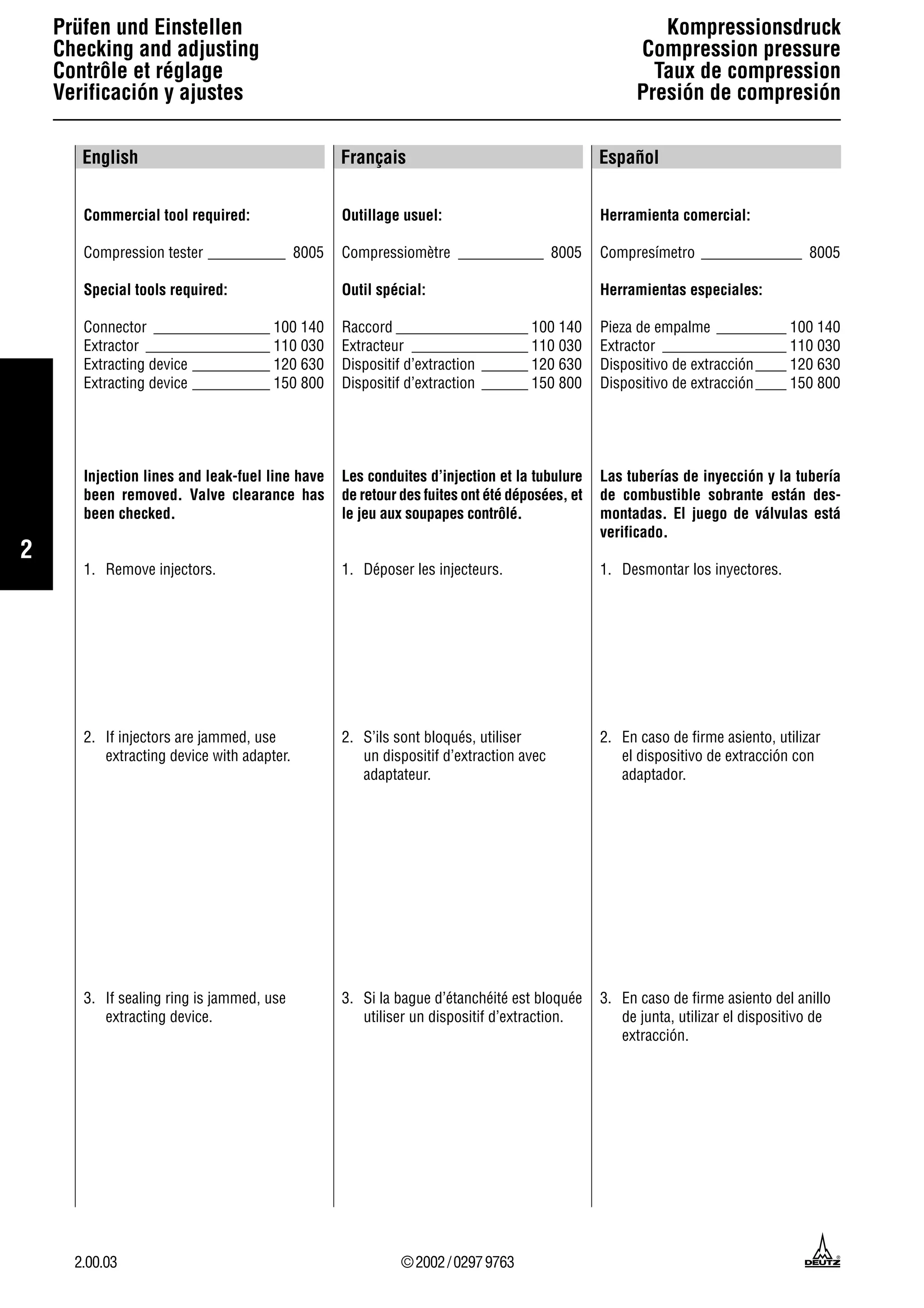 Deutz fahr 913 engine service repair manual