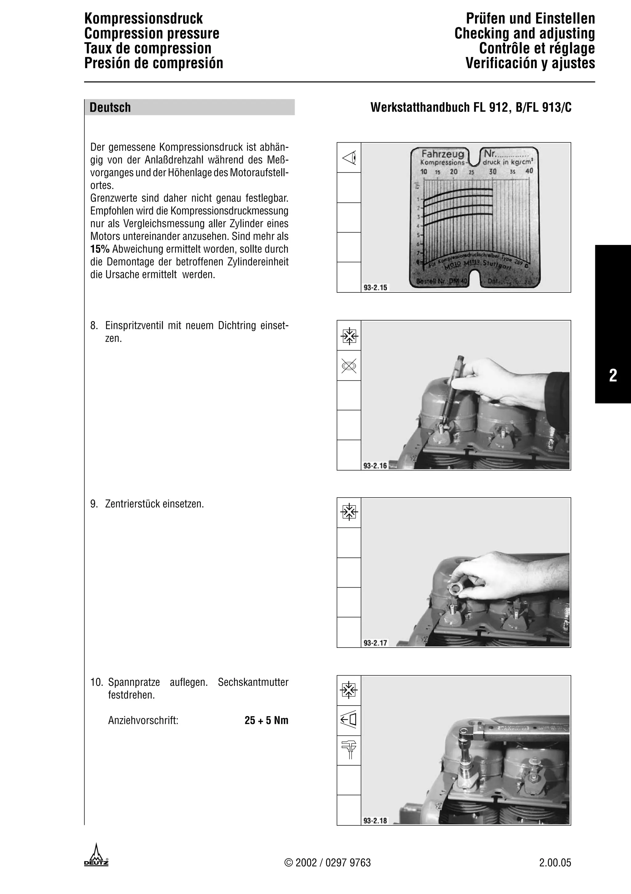 Deutz fahr 913 engine service repair manual