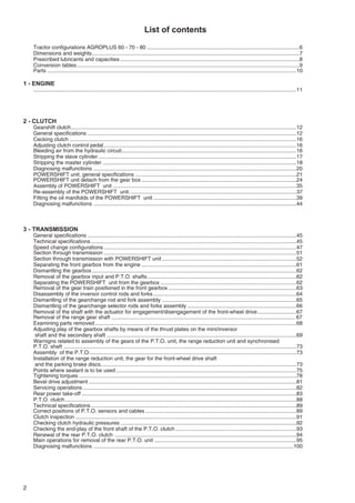 Deutz fahr agroplus 80 tractor service repair manual PDF