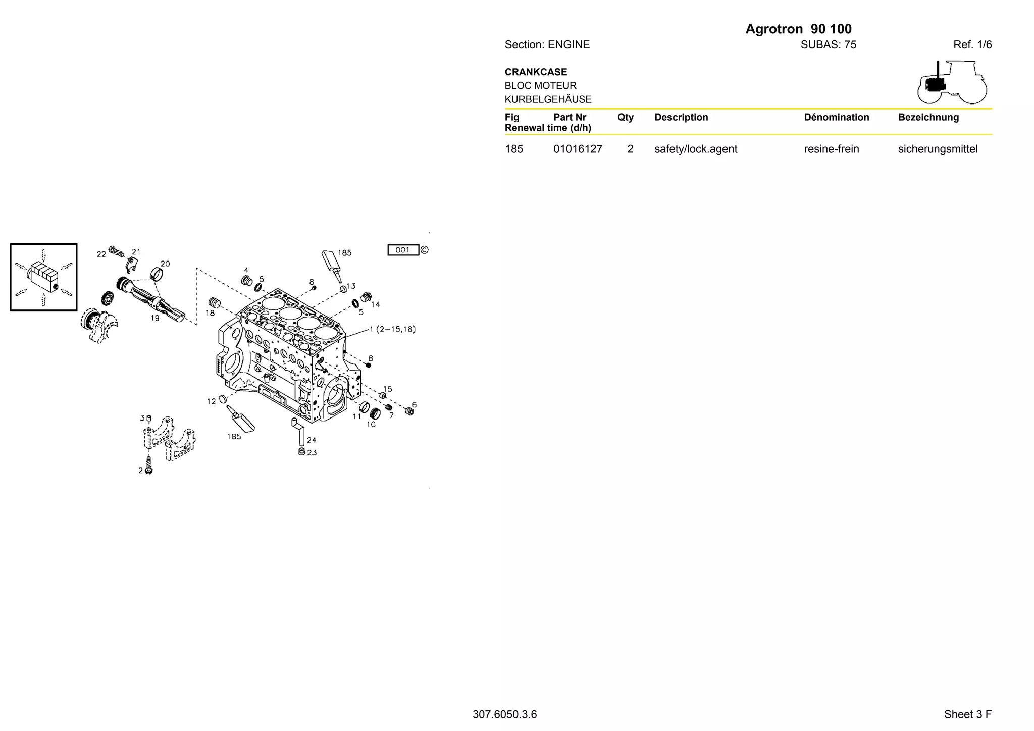 Deutz fahr agrotron 90 tractor parts catalogue manual PDF Auto