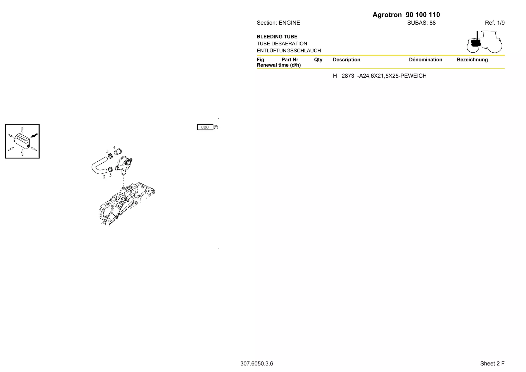 Deutz fahr agrotron 90 tractor parts catalogue manual PDF Auto